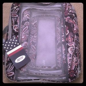 American flyer paisley 3 piece packing cube set